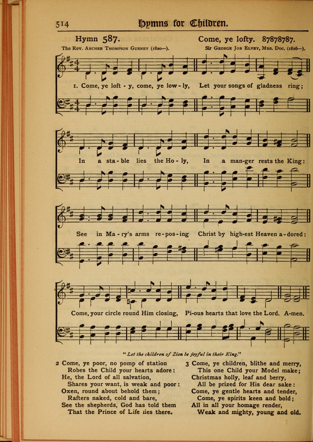 The Evangelical Hymnal with Tunes page 518