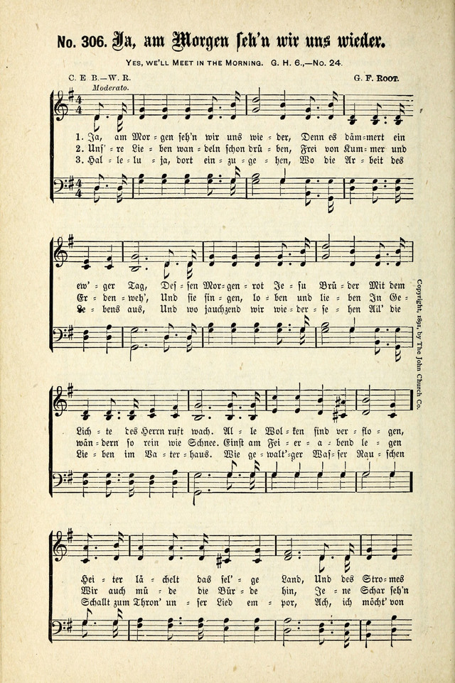 Evangeliums-Lieder 1 und 2 (Gospel Hymns) page 308