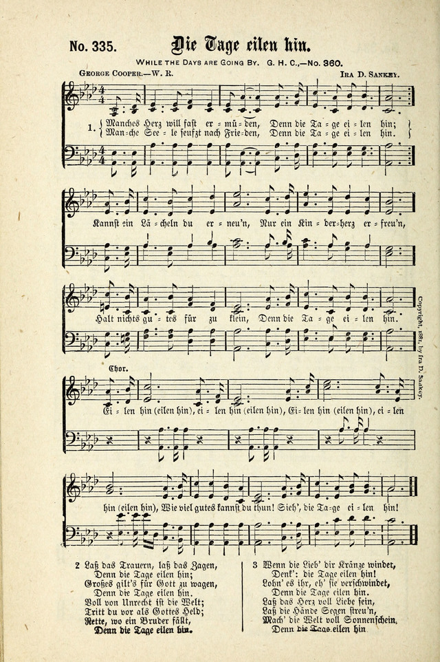 Evangeliums-Lieder 1 und 2 (Gospel Hymns) page 334