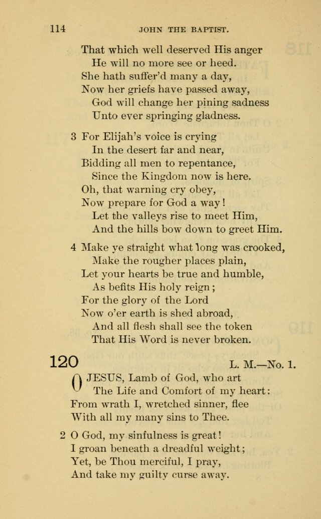 Evangelical Lutheran Hymnal page 114