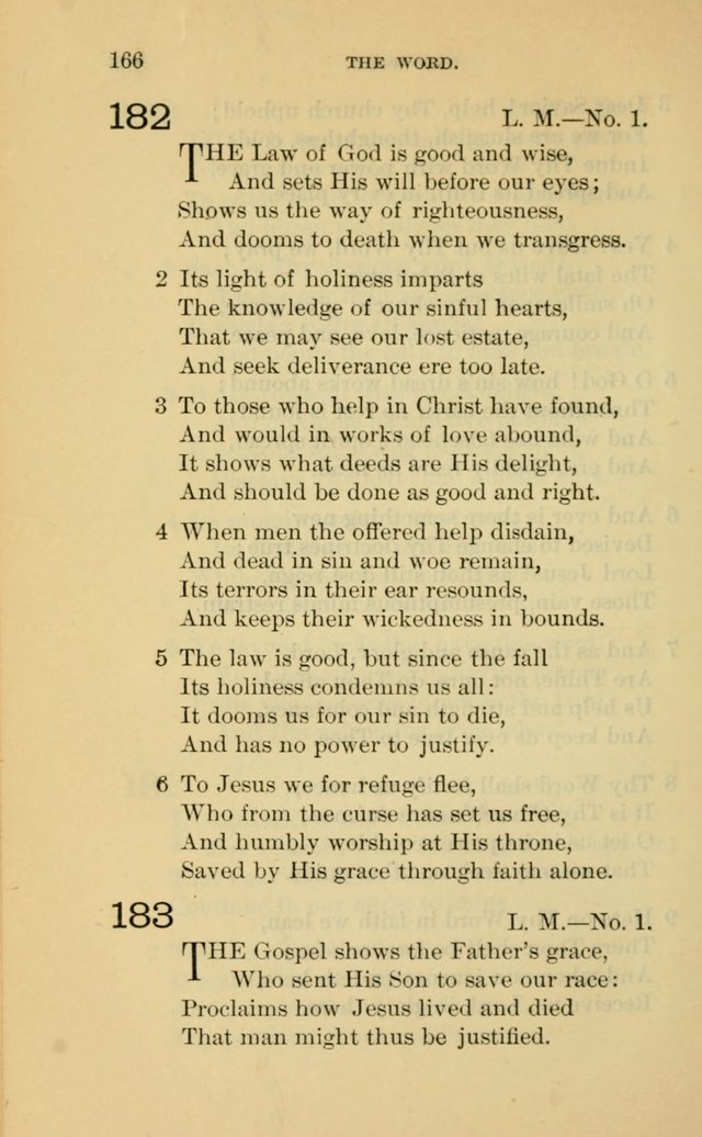 Evangelical Lutheran Hymnal page 166