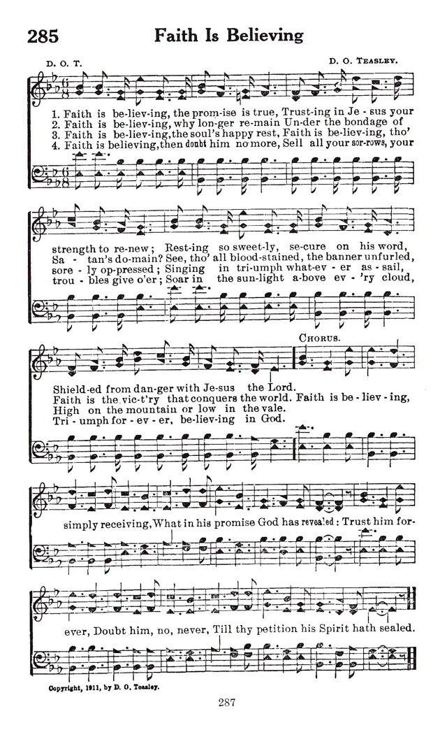 Evening Light Songs page 287