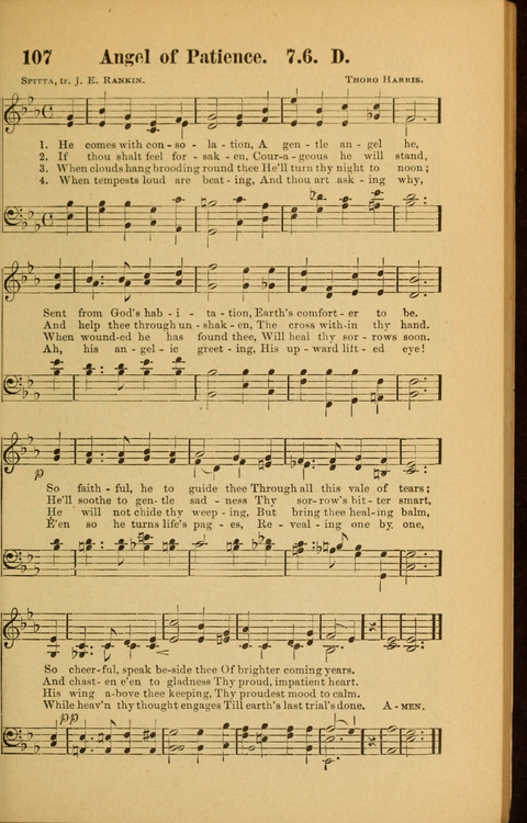Echoes of Paradise: a choice collection of Christian hymns suitable for Sabbath schools and all other departments of religious work page 105