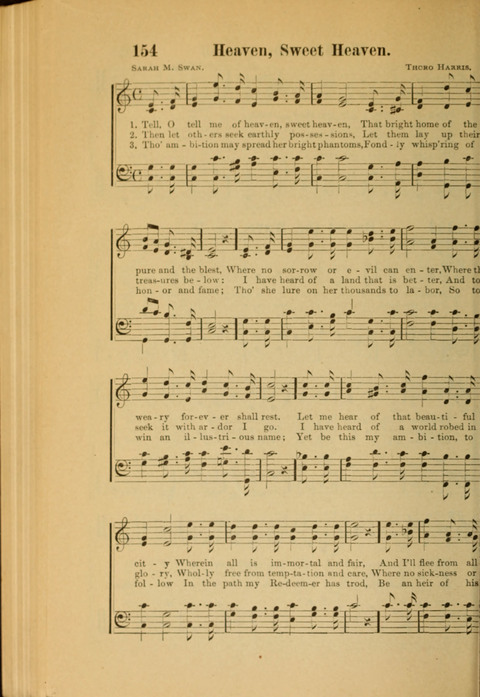Echoes of Paradise: a choice collection of Christian hymns suitable for Sabbath schools and all other departments of religious work page 152