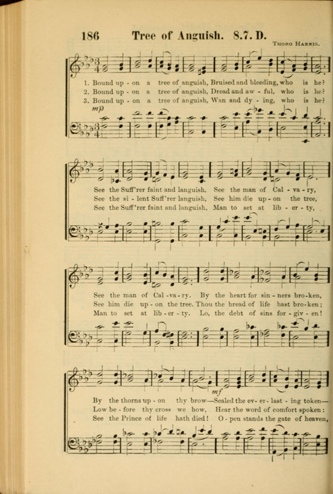 Echoes of Paradise: a choice collection of Christian hymns suitable for Sabbath schools and all other departments of religious work page 186