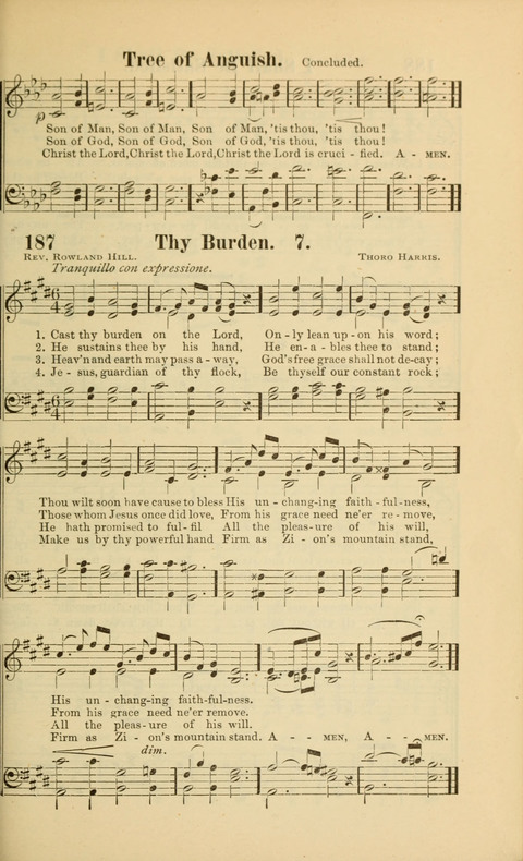 Echoes of Paradise: a choice collection of Christian hymns suitable for Sabbath schools and all other departments of religious work page 187