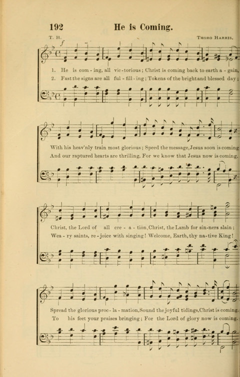 Echoes of Paradise: a choice collection of Christian hymns suitable for Sabbath schools and all other departments of religious work page 194