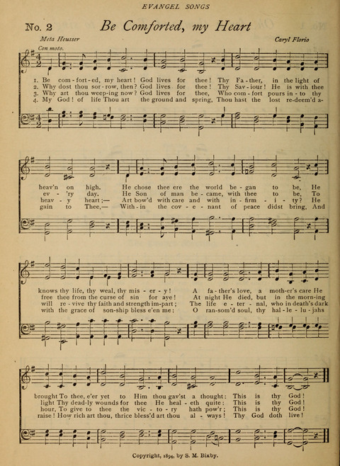 Evangel Songs: words and music, suitable for all services of sacred song page 2