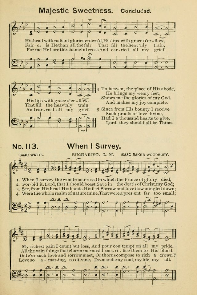 Excellent Songs: for the Church and Sunday School page 103