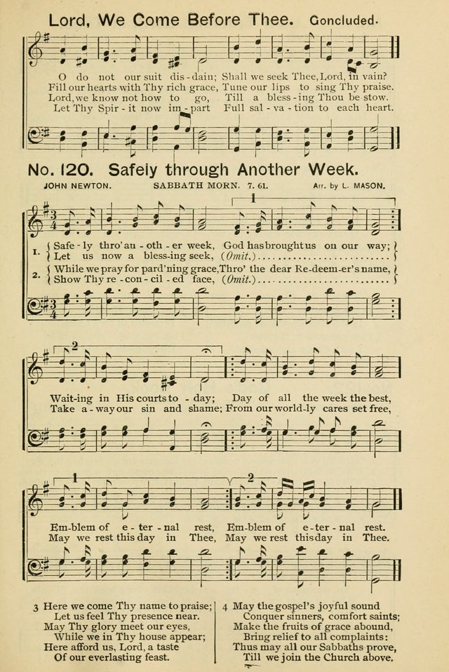 Excellent Songs: for the Church and Sunday School page 107