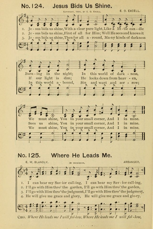 Excellent Songs: for the Church and Sunday School page 110