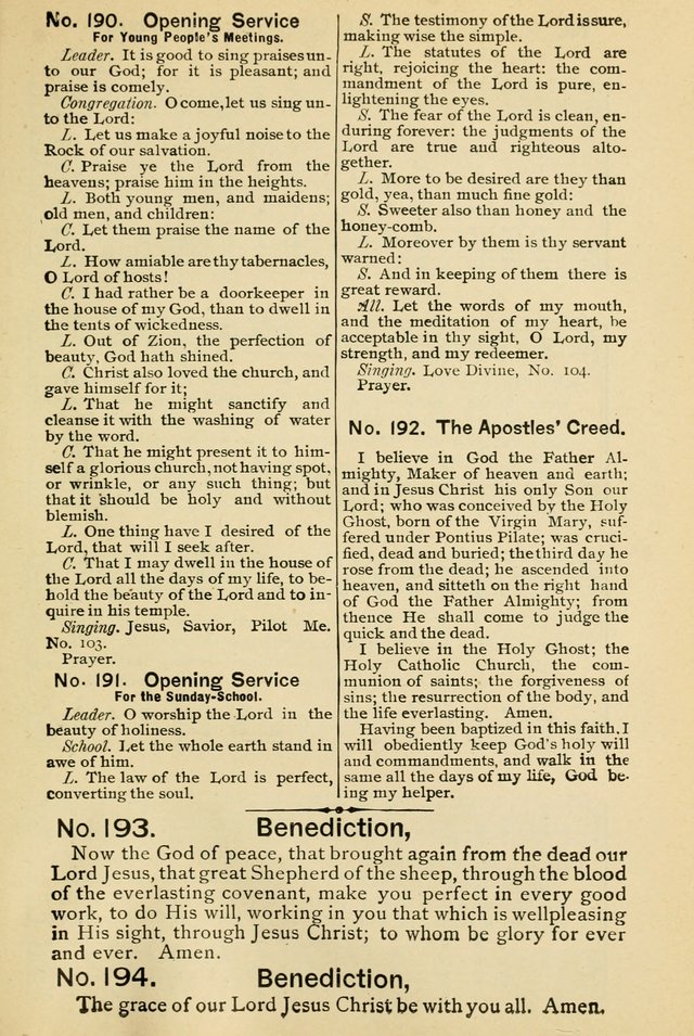 Excellent Songs: for the Church and Sunday School page 137