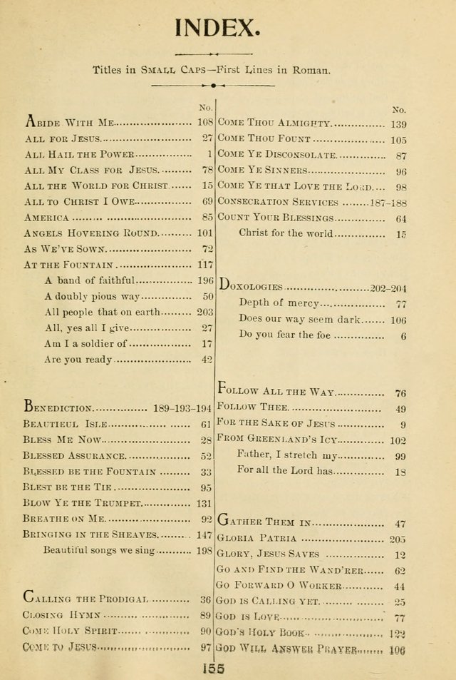 Excellent Songs: for the Church and Sunday School page 153