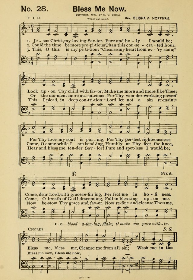 Excellent Songs: for the Church and Sunday School page 28