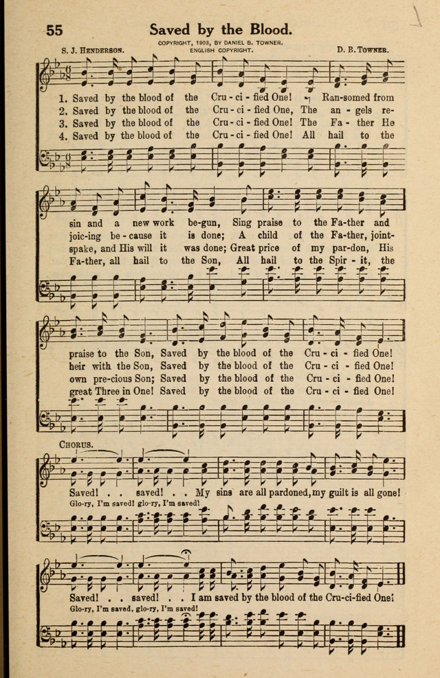 Famous Gospel Hymns page 55