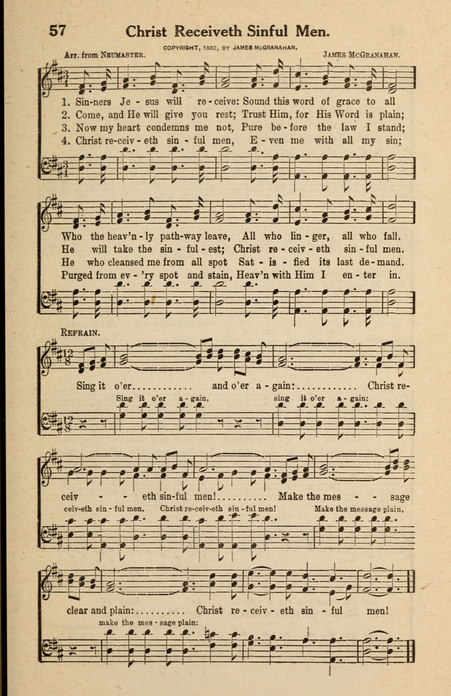 Famous Gospel Hymns page 57