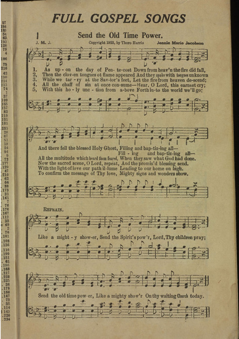 Full Gospel Songs page 1