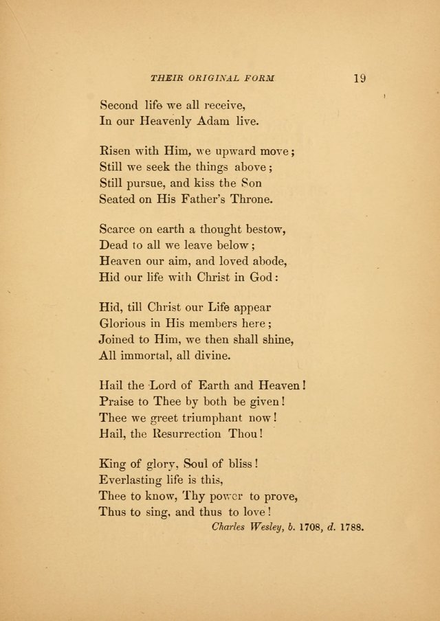 Favorite Hymns: in their original form page 19