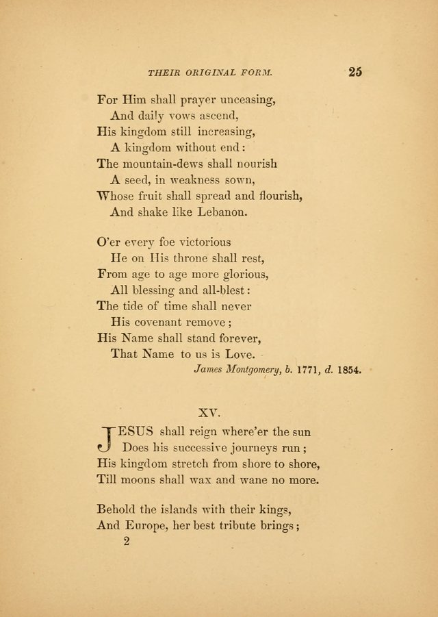 Favorite Hymns: in their original form page 25