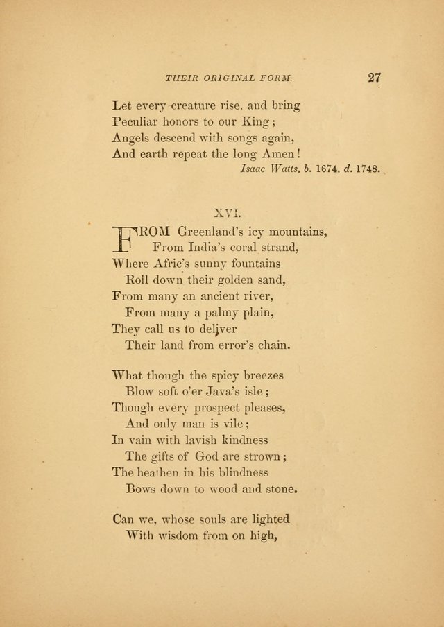 Favorite Hymns: in their original form page 27