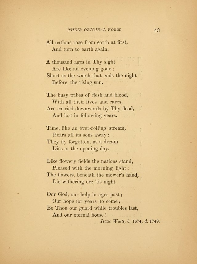 Favorite Hymns: in their original form page 43