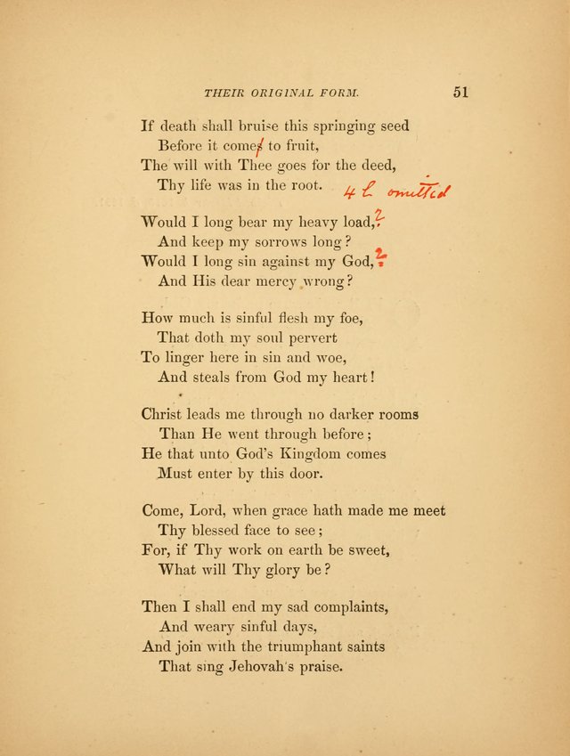Favorite Hymns: in their original form page 51