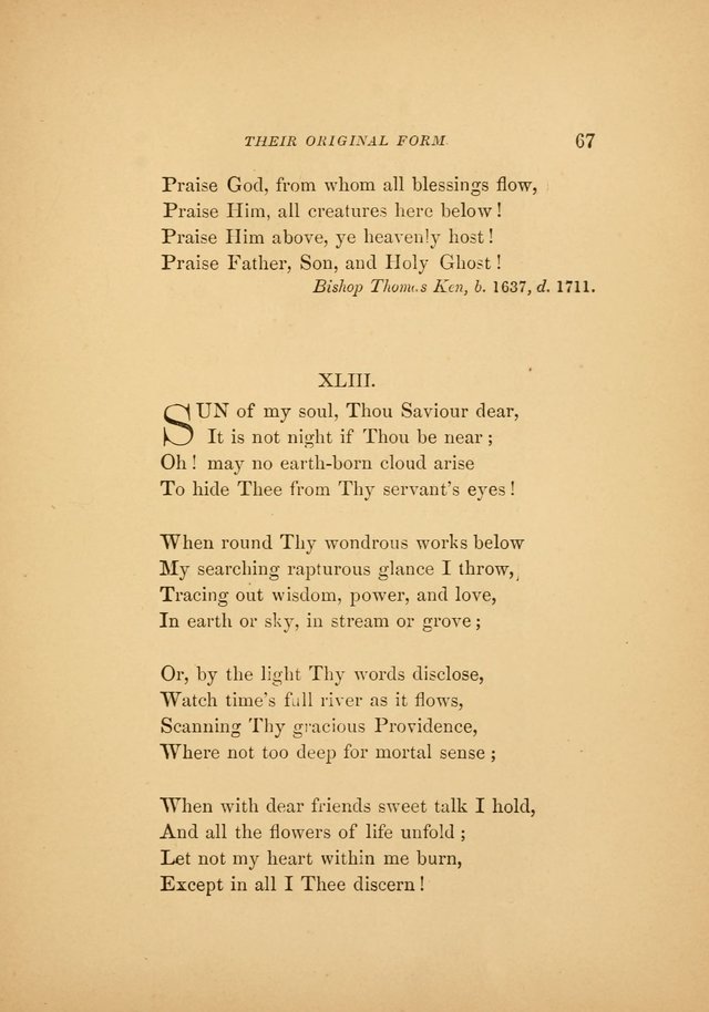 Favorite Hymns: in their original form page 67