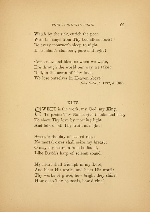 Favorite Hymns: in their original form page 69