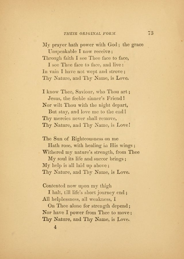 Favorite Hymns: in their original form page 73