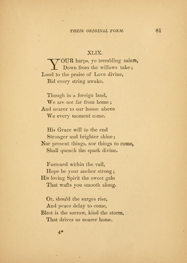 Favorite Hymns: in their original form page 81