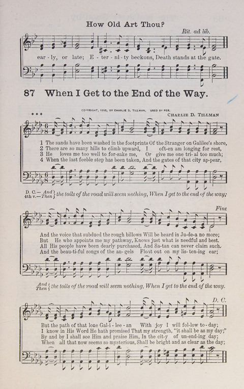 Favorite Solos: a compilation of solos, duets, trios and quartets page 87