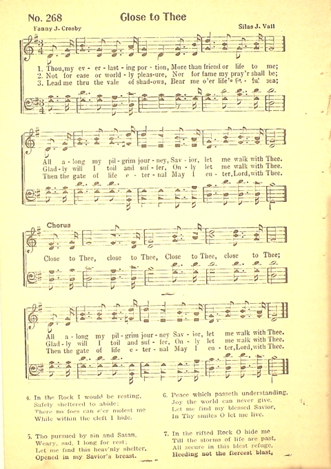 Favorite Songs and Hymns: a complete church hymnal page 261