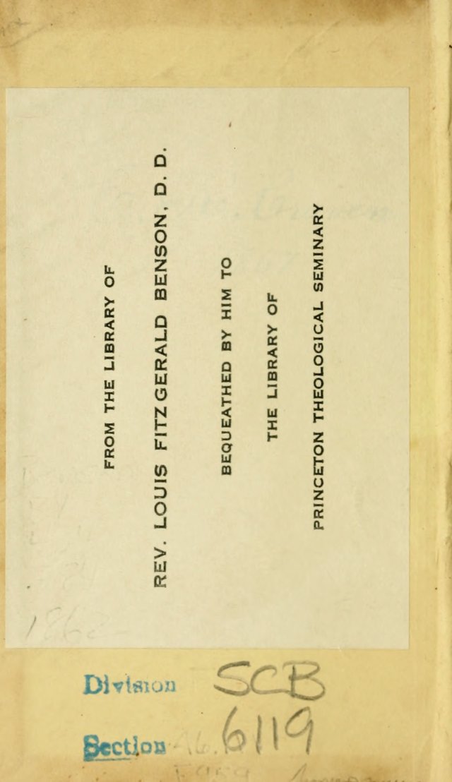 Fulton Street Hymn Book, for the use of union prayer meetings, Sabbath schools and families page 3