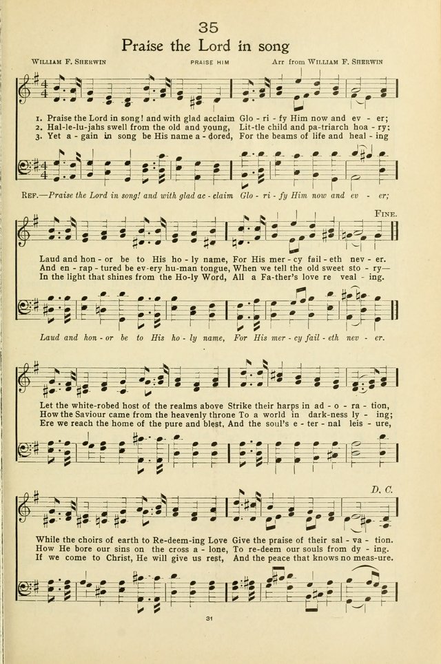 Gloria: a hymnal for use in Sunday schools, young people
