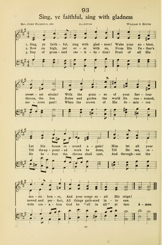 Gloria: a hymnal for use in Sunday schools, young people
