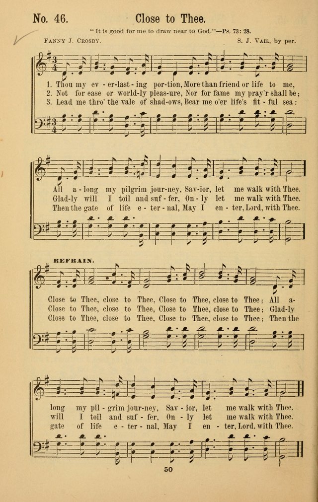 The Great Awakening: a choice collection of new and standard gospel songs page 52