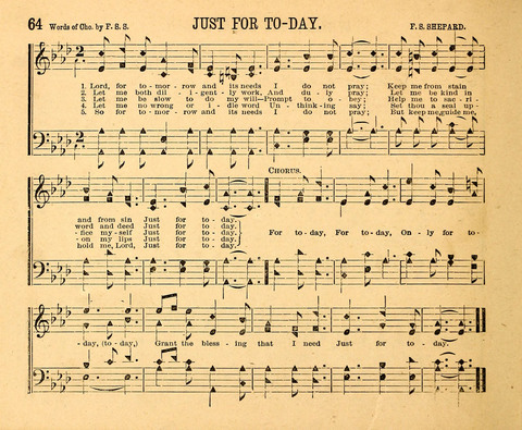 Gospel Chimes: a collection of new and standard songs and hymns for Sunday-schools and religious meetings page 64