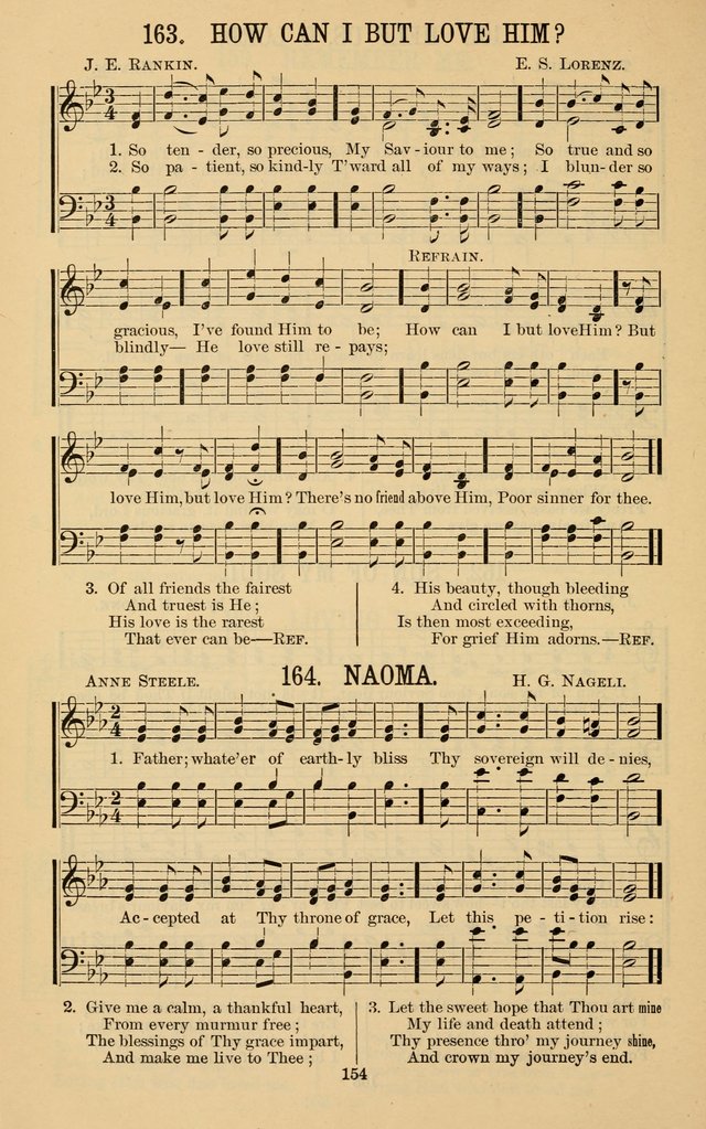The Gospel Call: choice songs for revivals, Sunday-schools and the church page 154