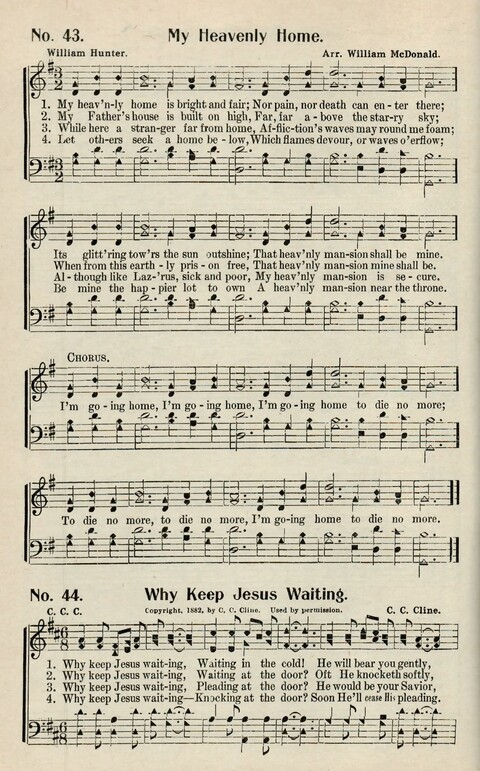 Greater Christian Hymns: a collection of spiritual songs and hymns for all occasions of Christian work and worship page 41