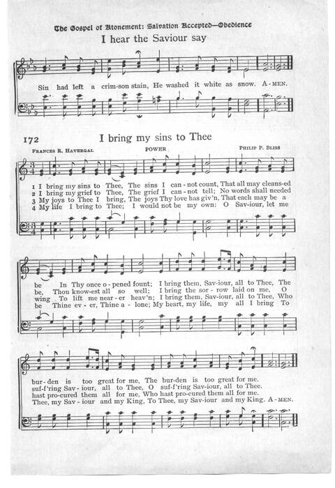 Gloria in Excelsis: a collection of responsive scripture readings, standard hymns and tunes, and spiritual songs for worship in the church and home (Abridged ed.) page 95