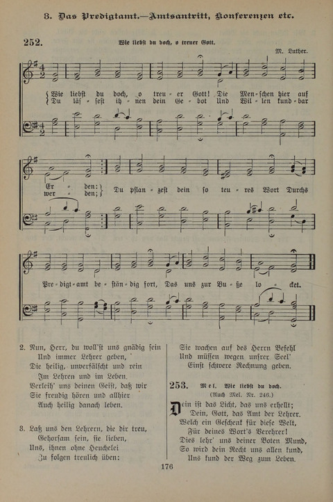 Gesangbuch der Evangelischen Gemeinschaft: für öffentlichen und häuslichen Gottesdient page 176