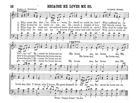 Gospel Echoes: A Choice Collection of Songs for Use in the Sunday-School, Prayer and Praise Meetings, and the Home Circle page 14