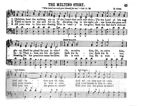 Gospel Echoes: A Choice Collection of Songs for Use in the Sunday-School, Prayer and Praise Meetings, and the Home Circle page 43