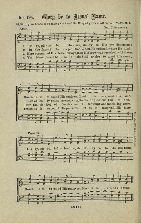 Gospel Hymns Nos. 1 to 6 page 200