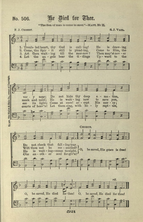 Gospel Hymns Nos. 1 to 6 page 521