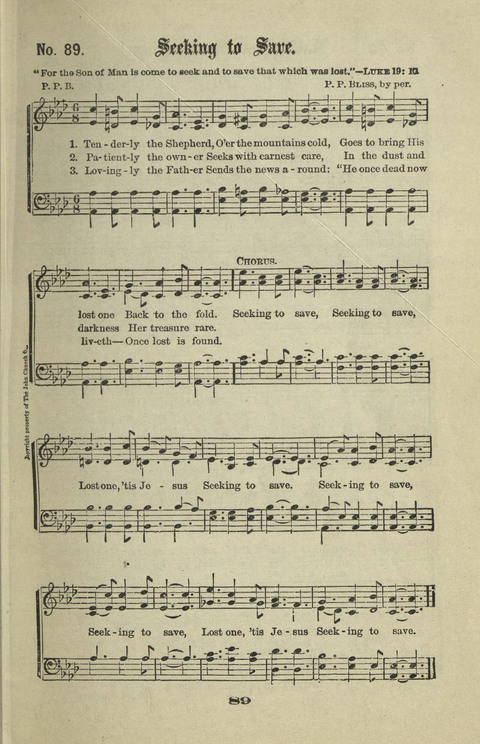 Gospel Hymns Nos. 1 to 6 page 89