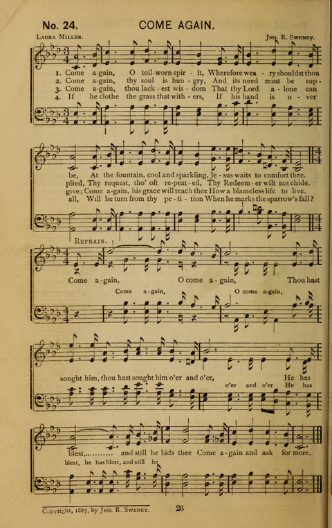 Glad Hallelujahs: replete with sacred songs page 26