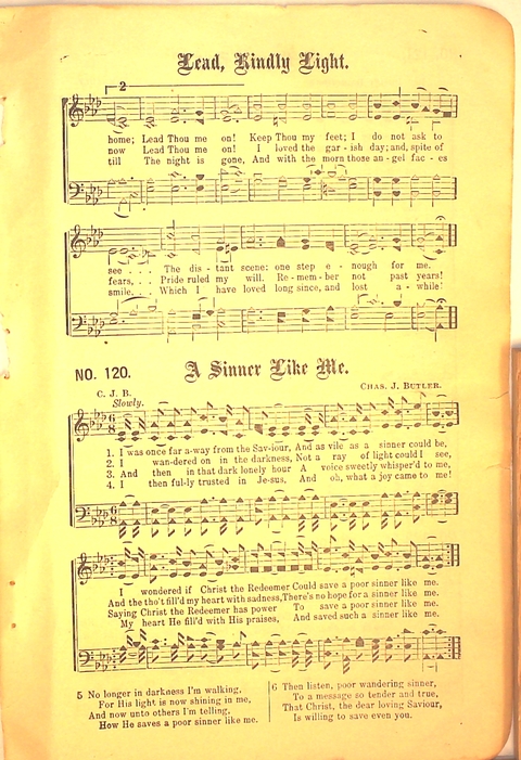 Glad Hosannas: a winnowed collection of new and old songs for Christian work and worship page 129