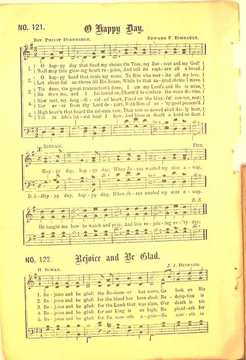 Glad Hosannas: a winnowed collection of new and old songs for Christian work and worship page 130
