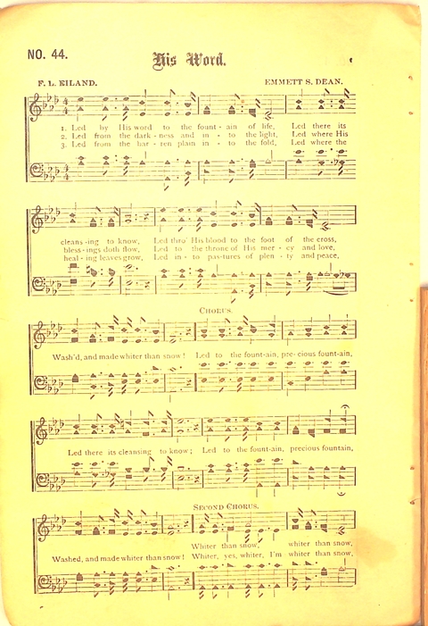Glad Hosannas: a winnowed collection of new and old songs for Christian work and worship page 50